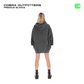 HOODIE NEGRO PIGMENT DYE OVERSIZED 400 GSM 100% ALGODÓN HEAVYWEIGHT COTTON
